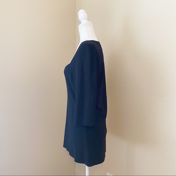 Lafayette 148 Knit 3/4 Sleeve Black Top - 10 - Picture 2 of 9